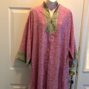 Oscar De La Renta Mediterranean cruise caftan